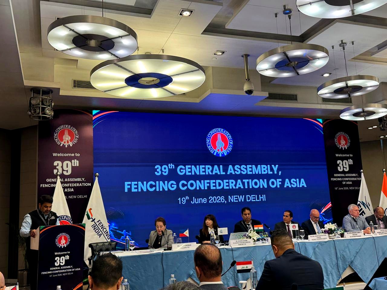 The 39th General Assembly of the Fencing Confederation of Asia opens in New Delhi